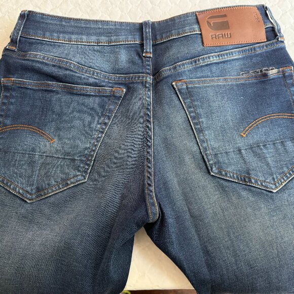 G-Star 3301 Slim Jeans Vintage Aged Men W30 L30 - Picture 4 of 5